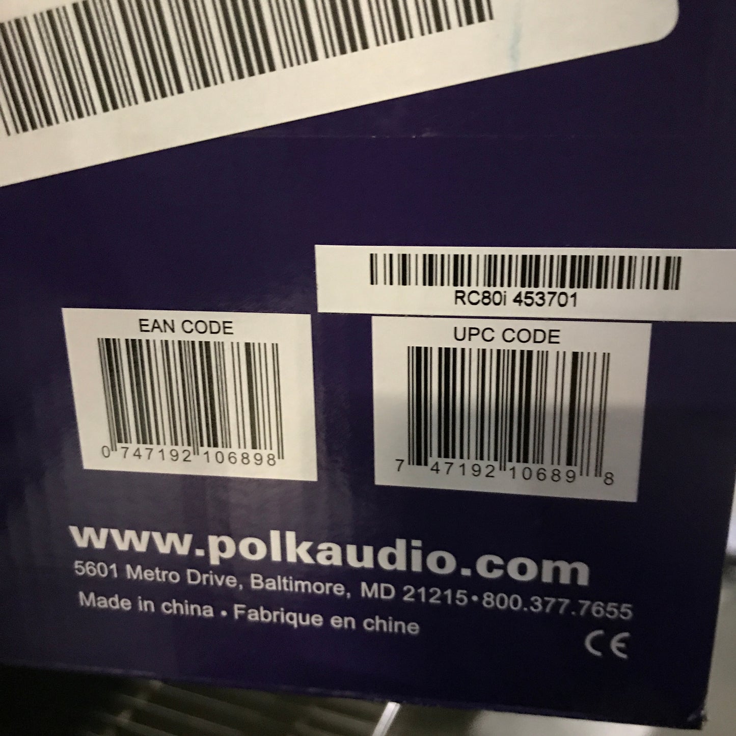 Polk Audio RC80i High-Quality In-Ceiling Speakers with 8" Drivers - One Pair