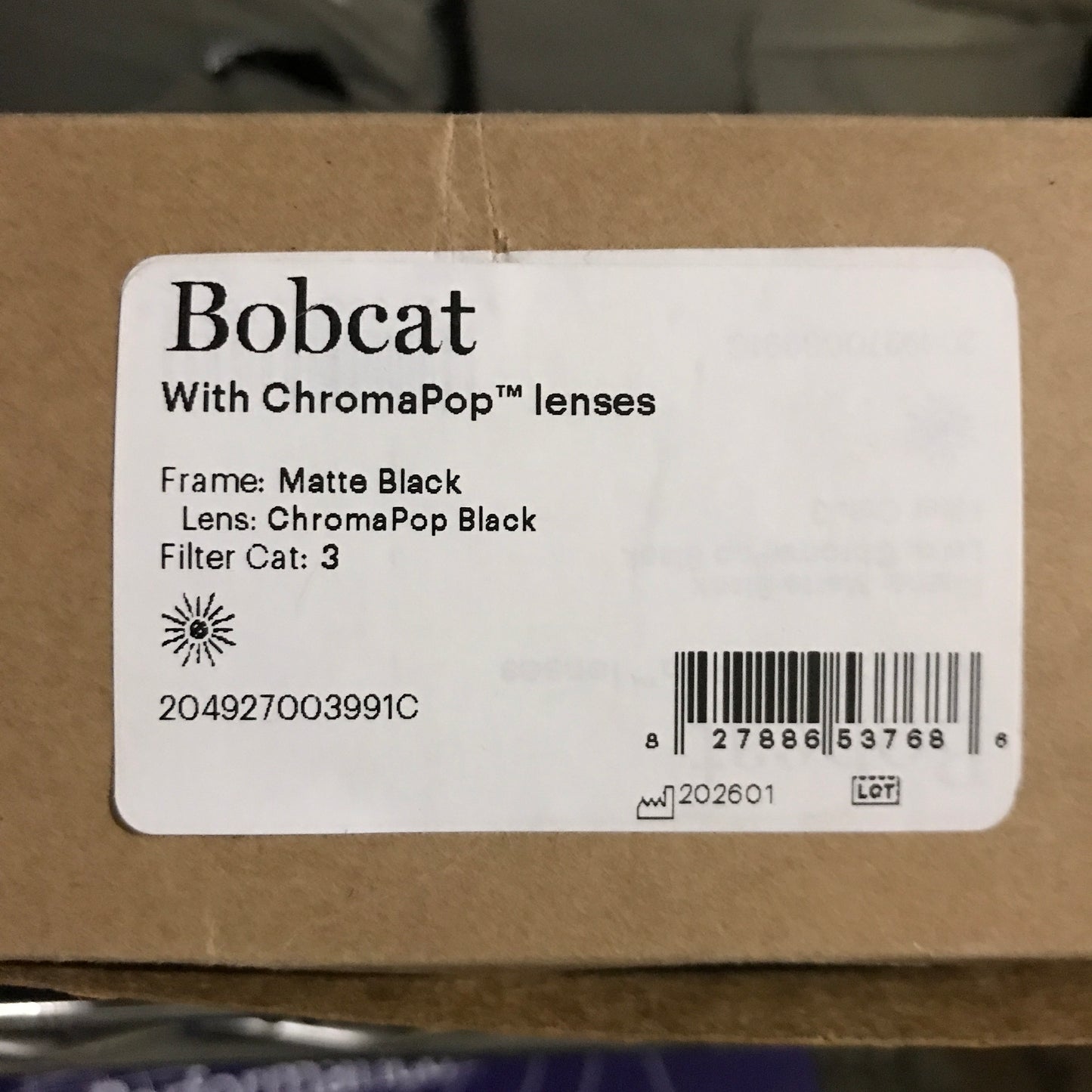 Smith Bobcat Sunglasses - Matte Black Frame / ChromaPop Black Lens