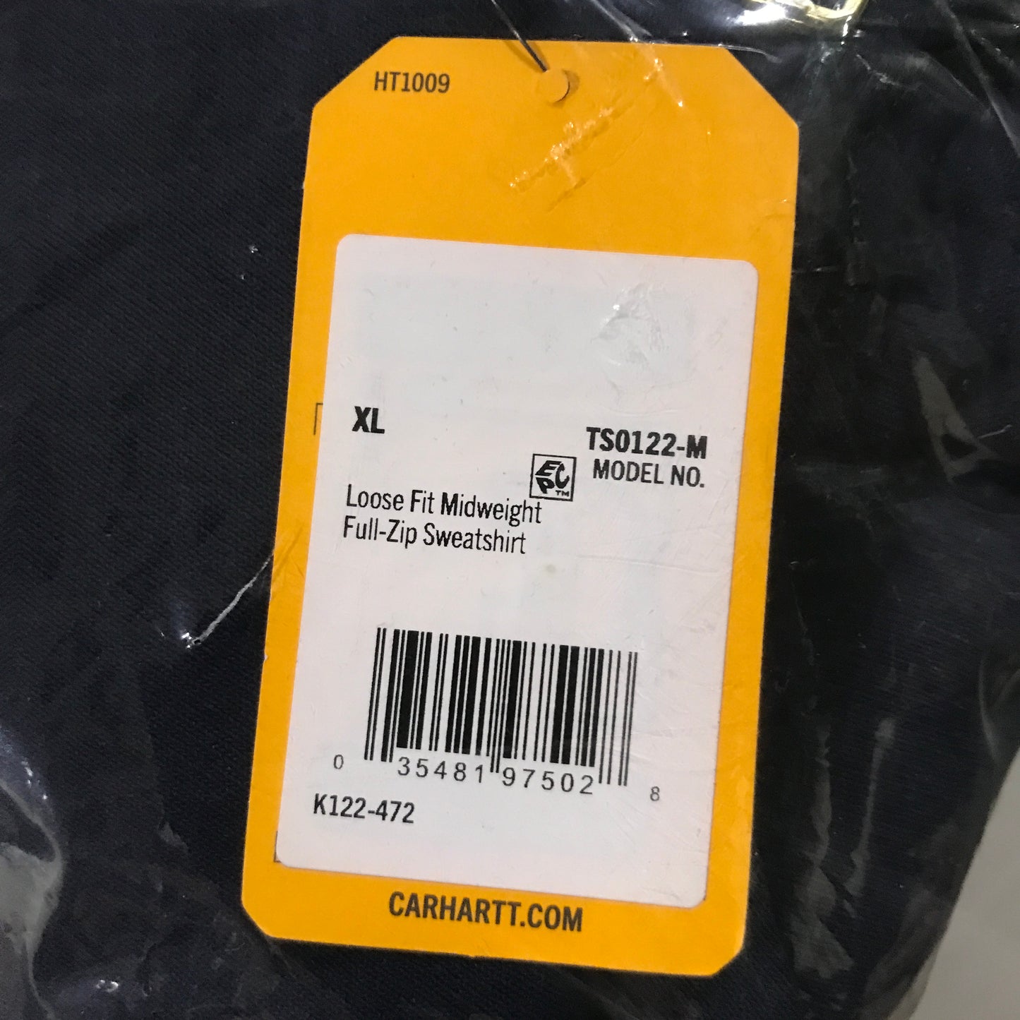 Carhartt Marquette Full-Zip Sweatshirt - New Navy