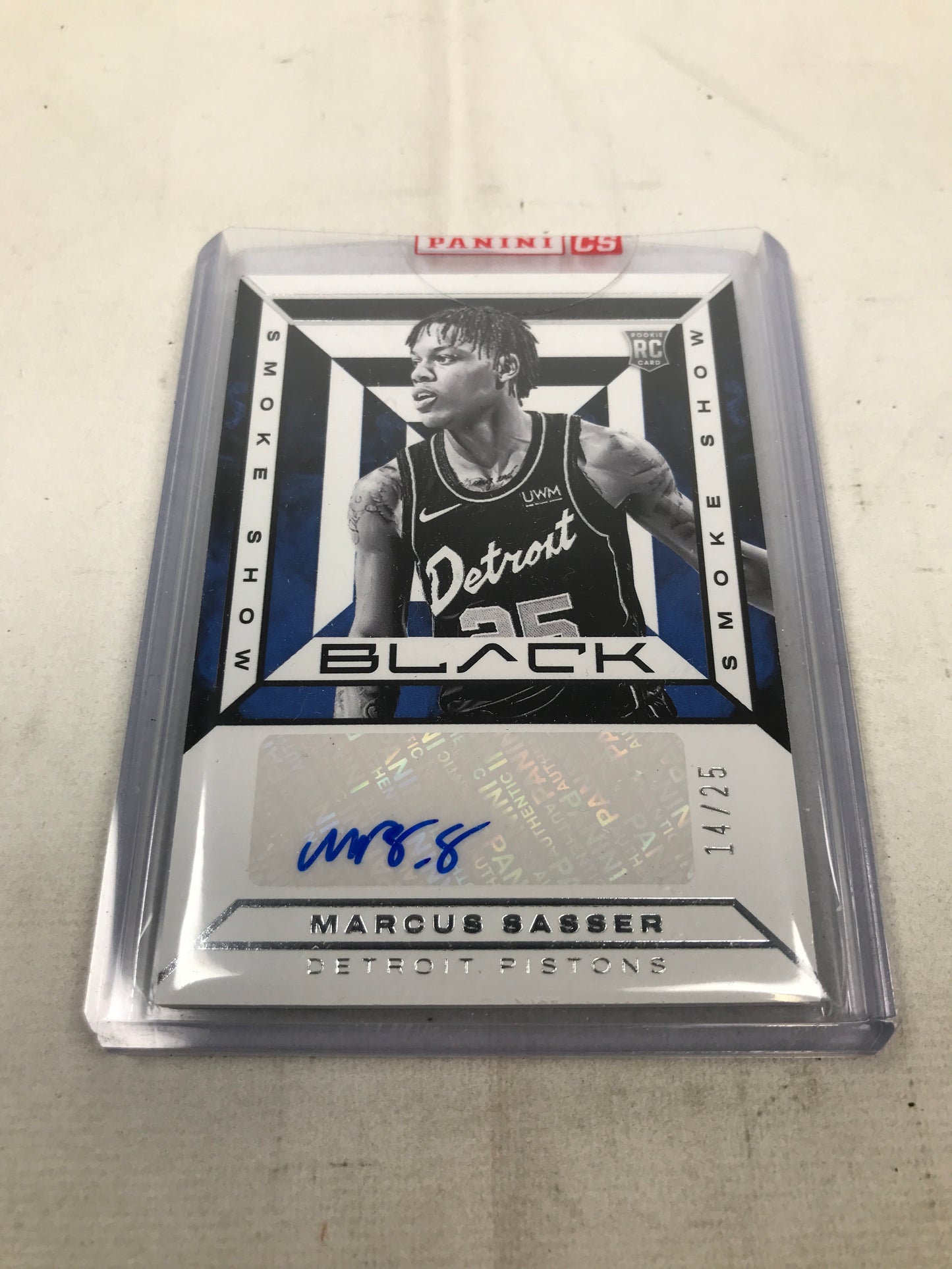 Panini Detroit Pistons Basketball Marcus Sasser Signed Card 2023-24