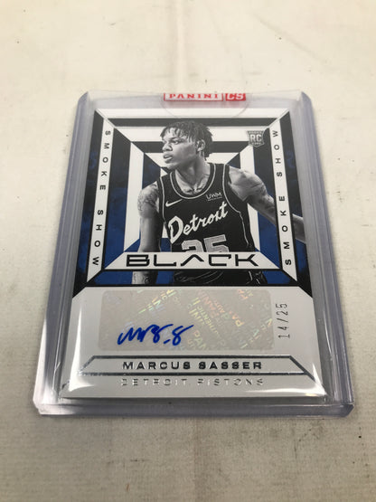 Panini Detroit Pistons Basketball Marcus Sasser Signed Card 2023-24