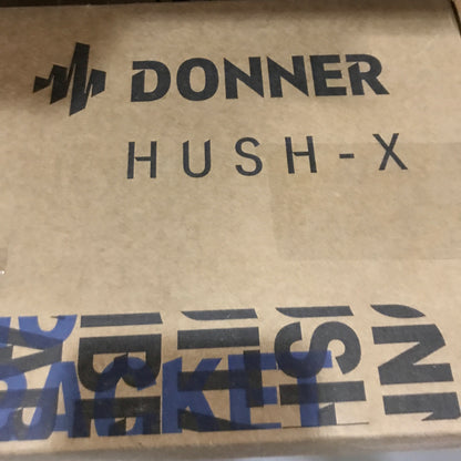 Donner HUSH X Electric Travel Guitar - Sunburst