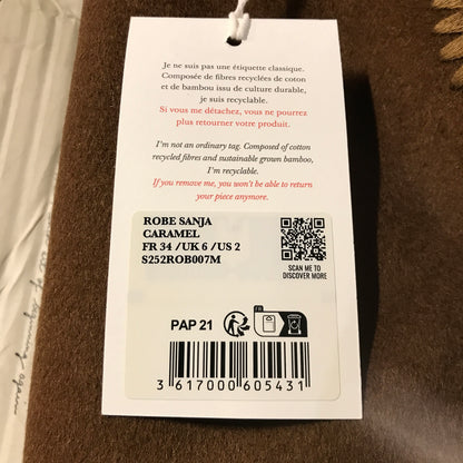 Sezane Sanja Dress - Caramel