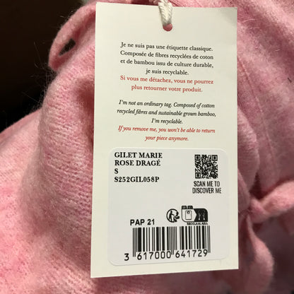 Sezane Marie Cardigan - Candy Pink