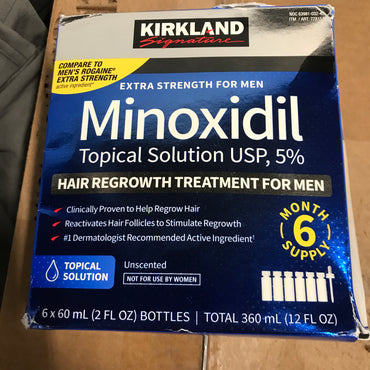 Kirkland Minoxidil 5% Foam  Treatment - 6 Month Supply [Exp: 07/2027]