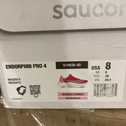 Saucony Women's Endorphin Pro 4 - Magenta