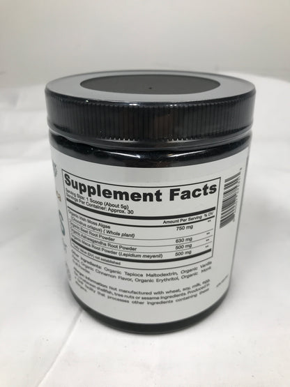 Atlantic Naturals Organic Sea Moss Superfood Powder with Ashwagandha, Beet Root & Maca, 30 Servings