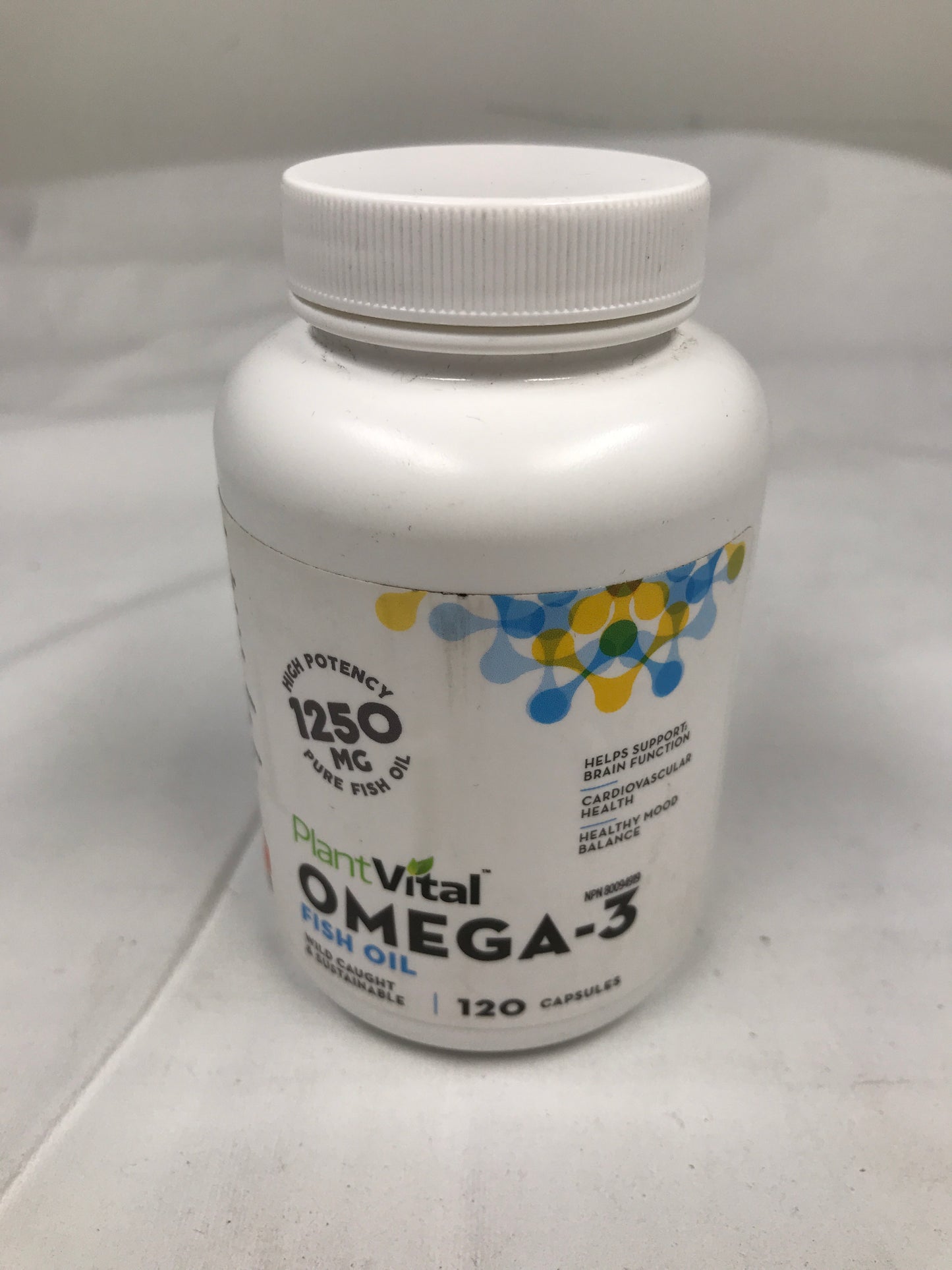 PlantVital Omega 3 Fish Oil, 120 Capsules