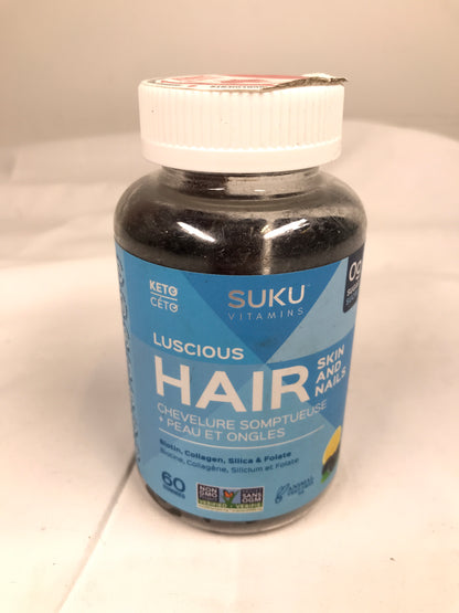 Suku Vitamins Luscious Hair, 60 Gummies