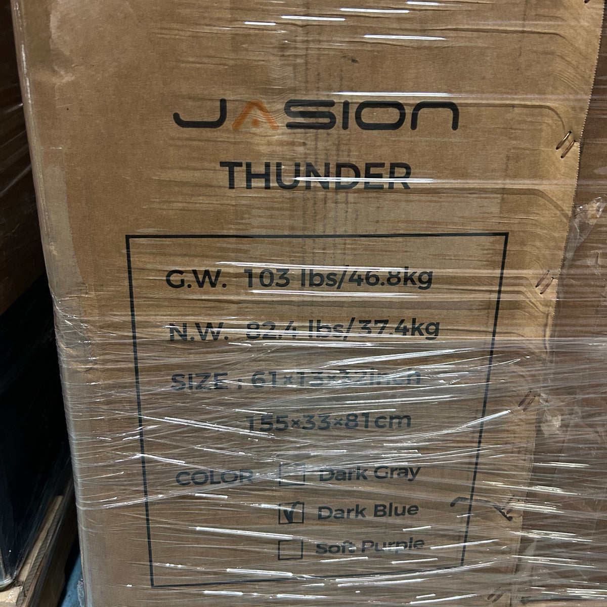 Jasion Thunder Electric Bike for Adults (Dark Blue) - PICK UP ONLY