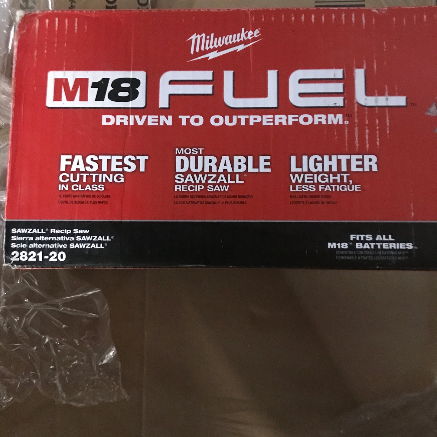 Milwaukee Tool M18 FUEL GEN-2 18V Lithium-Ion Brushless Cordless SAWZALL Reciprocating Saw (Tool-Only)
