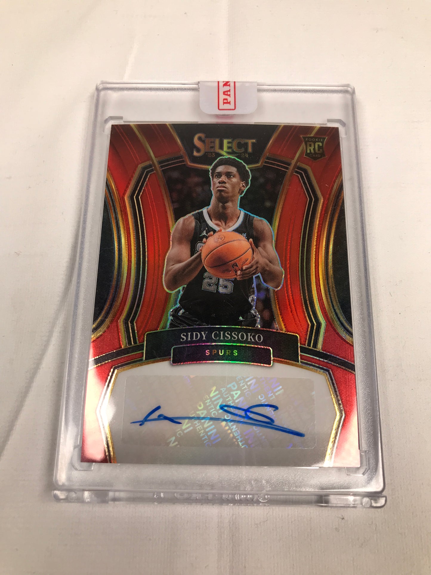 Panini Select Basketball Sidy Cissoko Signed Card 2023-24