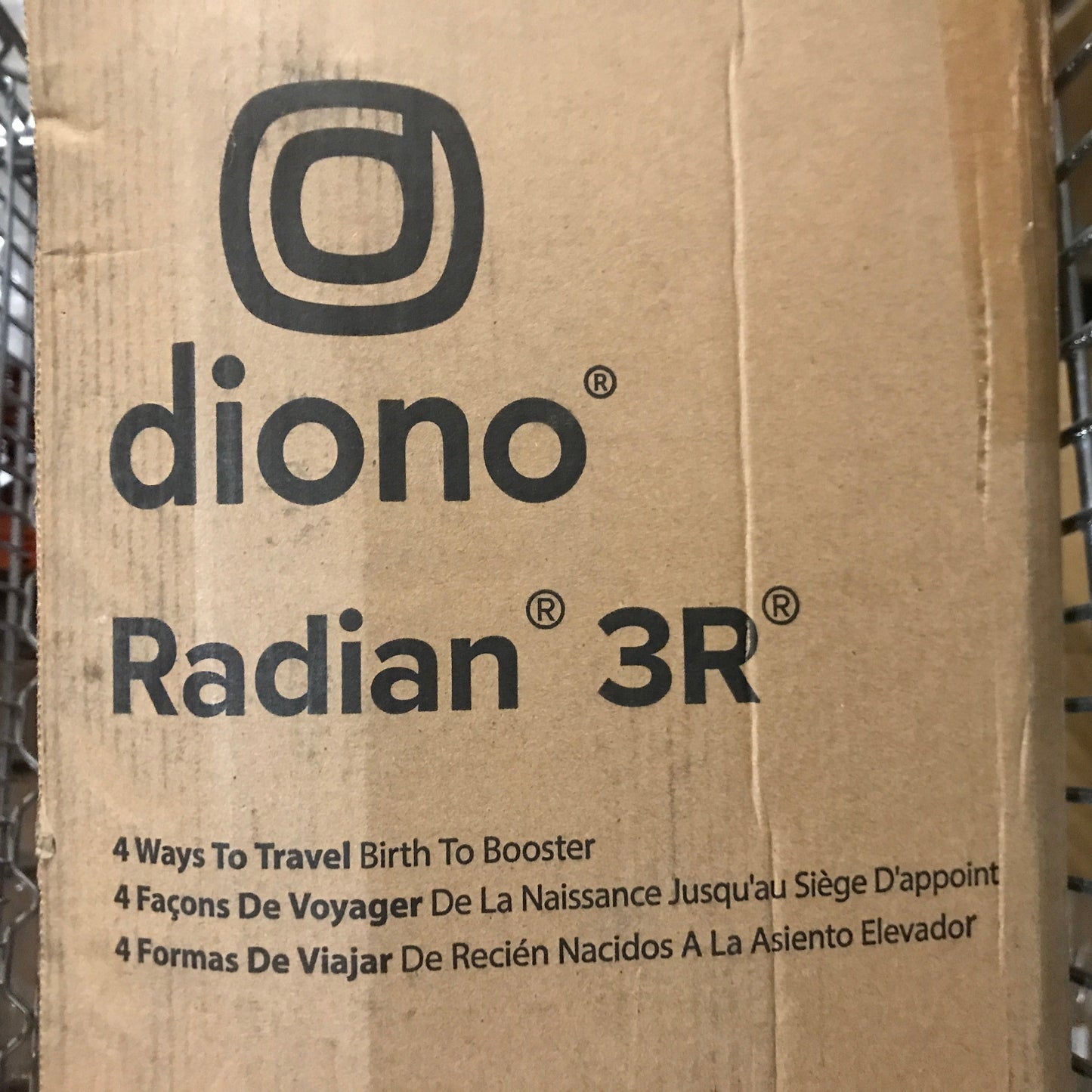 diono Radian 3R All-In-One Convertible Car Seat - Black Storm