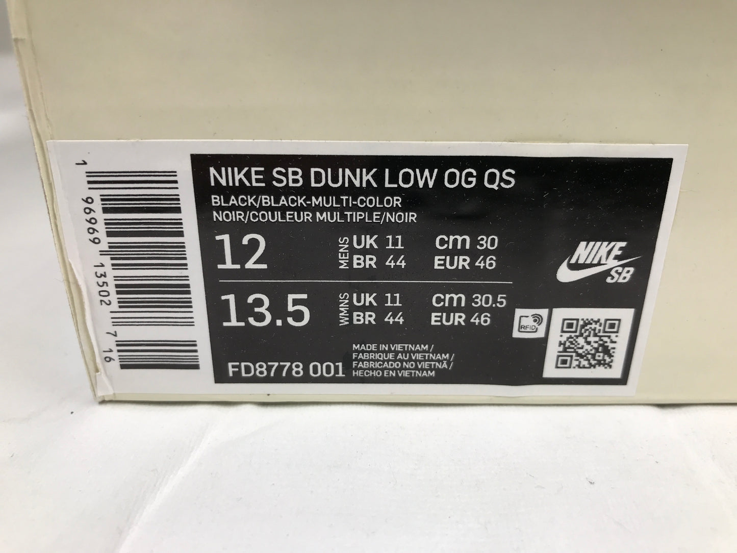Nike SB Dunk Low Supreme Rammellzee