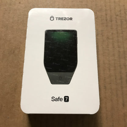 Trezor Safe 7 Crypto Hardware Wallet - Charcoal Black