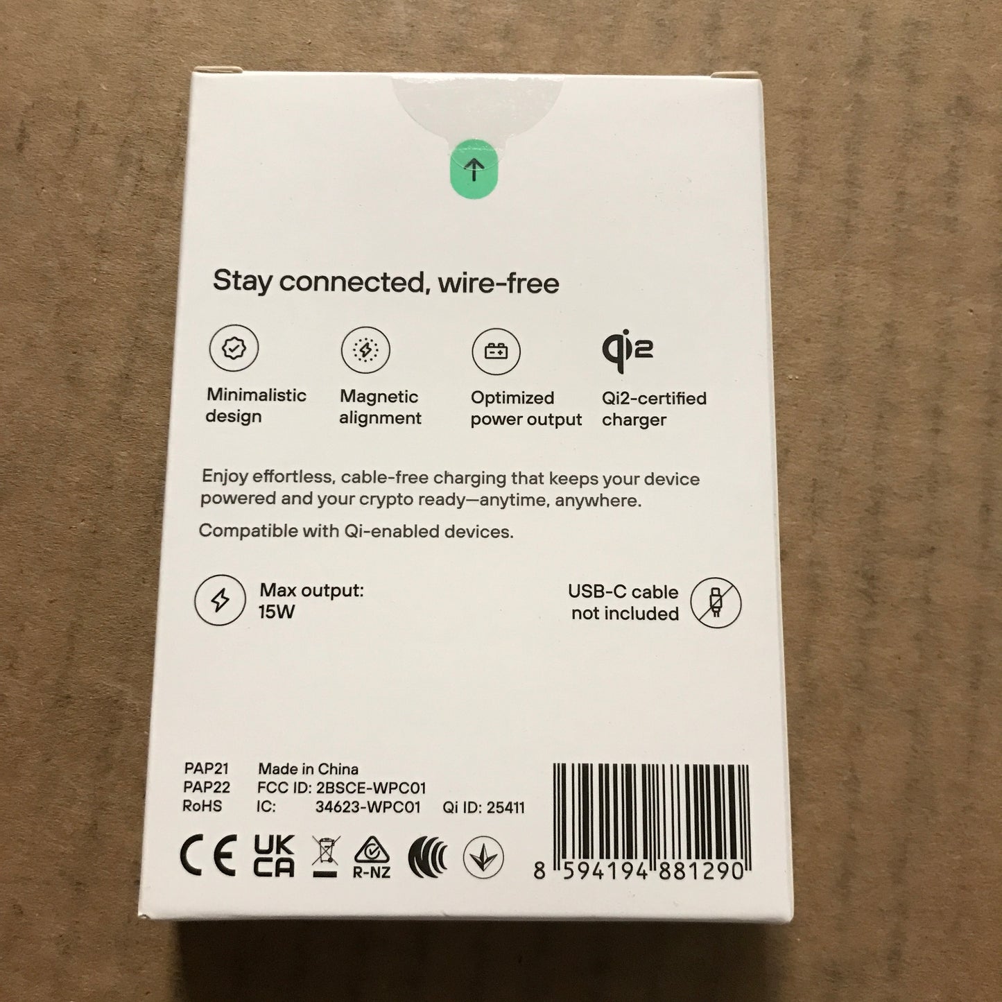 Trezor Magnetic Wireless Charger