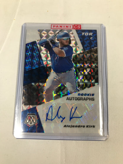 Panini Modaic Baseball Alejandro Kirk Signed Card 2021 - Blue Jays