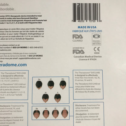 Theradome EVO LH40 - The Smart Laser Helmet for Hair Growth