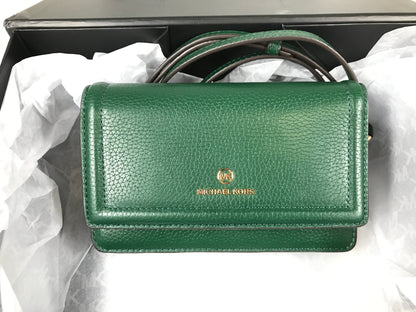 Michael Kors Jet Set Small Pebbled Leather Smartphone Convertible Crossbody Bag
