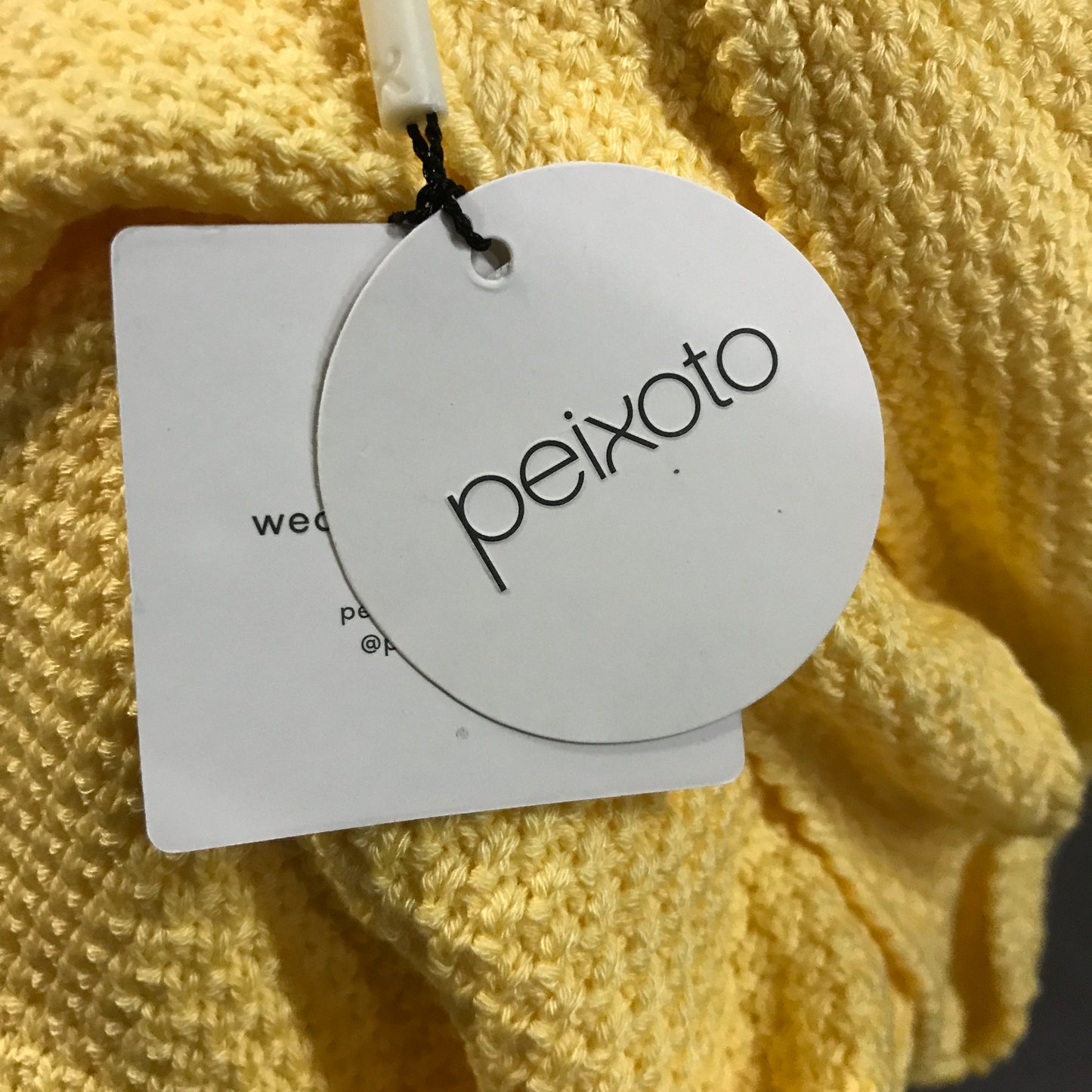 PEIXOTO Honeycomb Liv Knit Dress - Yellow