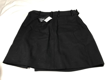 Loewe Draped Cotton And Silk-Blend Twill Mini Skirt in Black
