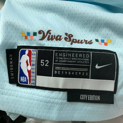 Jeremy Sochan Signed San Antonio Spurs City Edition Jersey