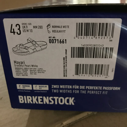 Birkenstock Mayari Birko-Flor - Graceful Pearl White