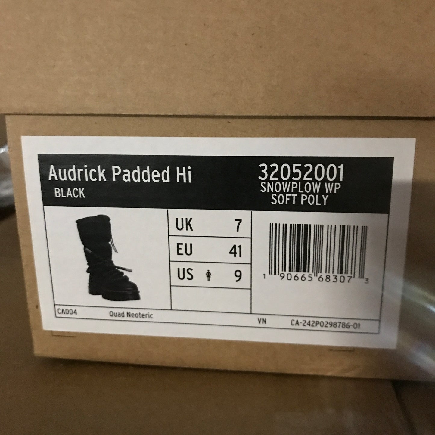 Dr. Martens Audrick Padded Hi Platform Boots - Black