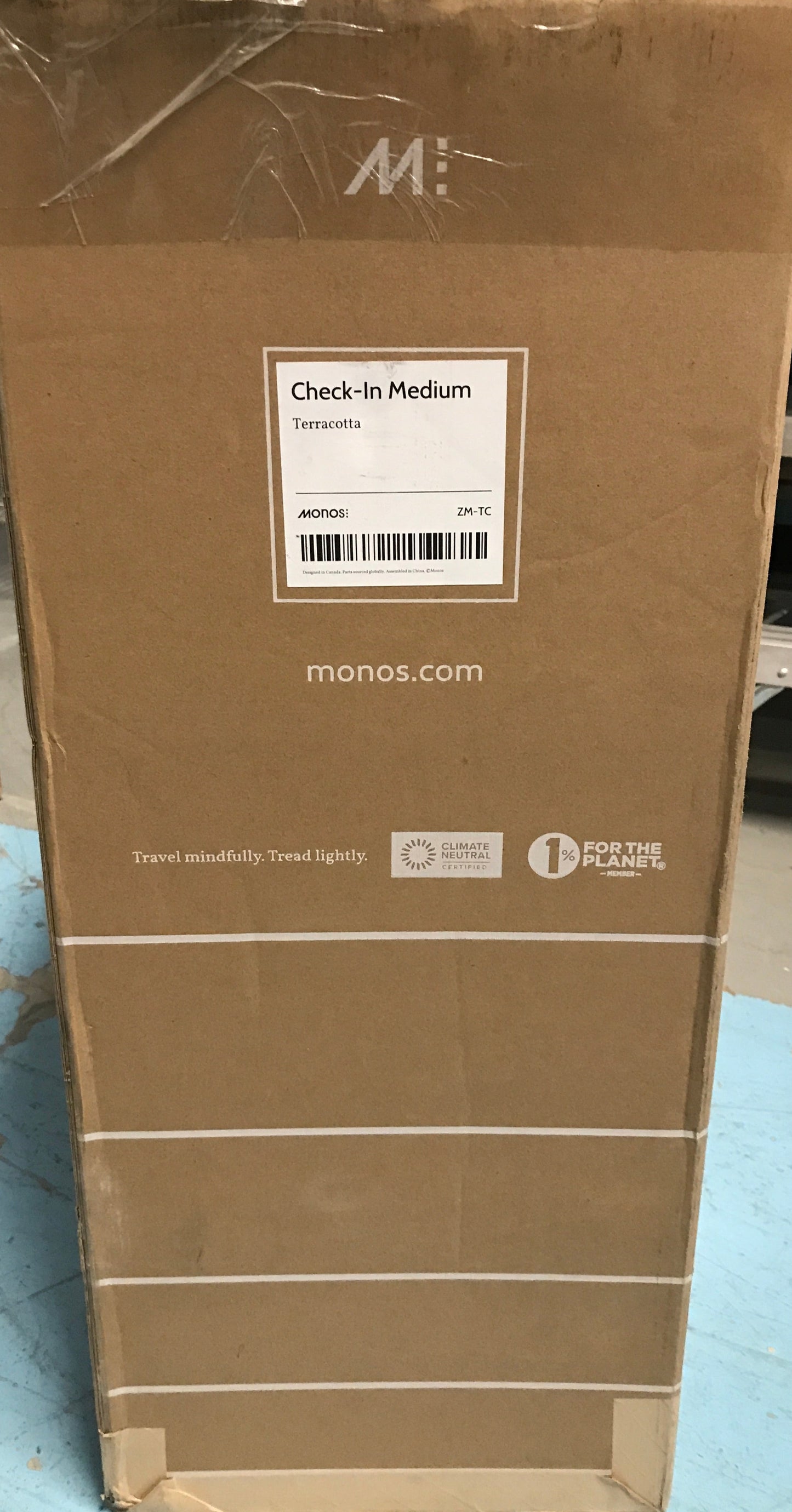 Monos Check-In Medium Suitcase in Terracotta