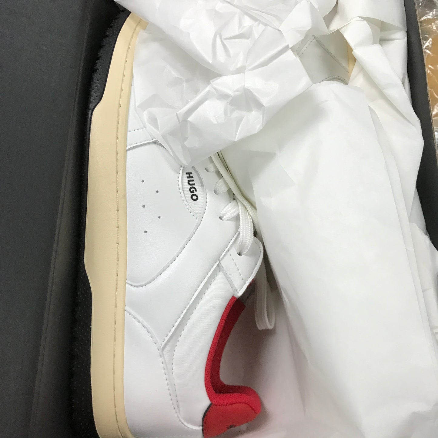 Hugo Boss Sneakers Hadrian Tenn Puny - Open White / Red