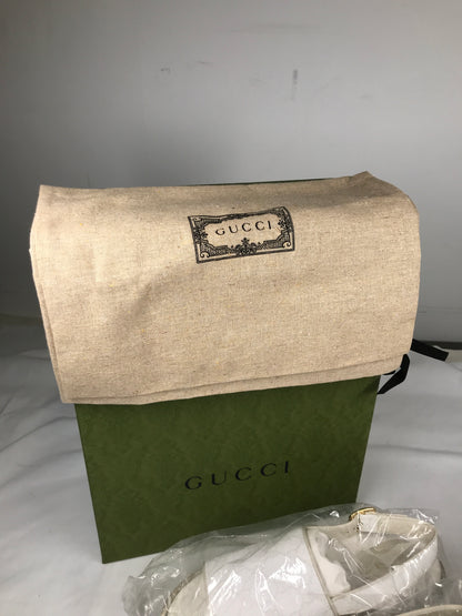 Gucci GG Supreme Monogram Granada Kid Platform Slingback Sandals