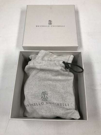 Brunello Cucinelli Braided Calfskin Belt With Detailed Buckle And Tip