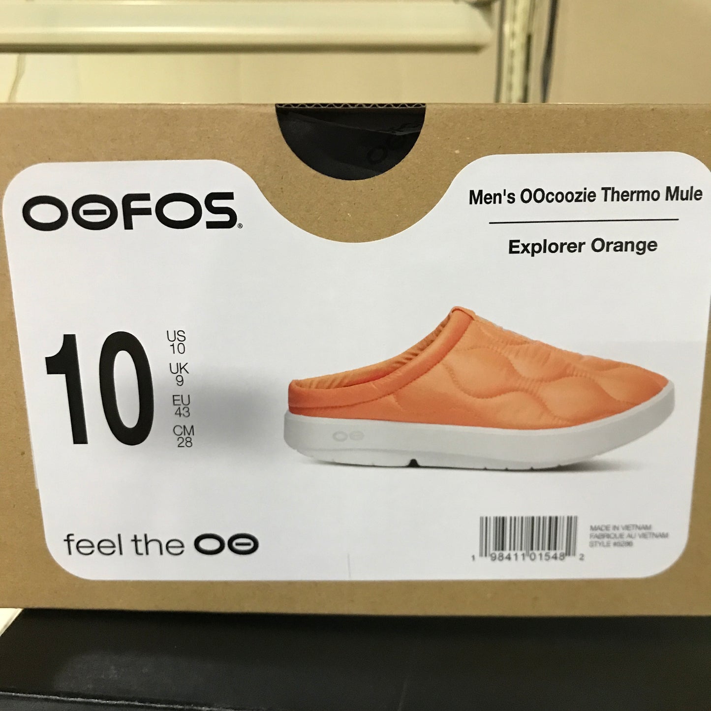 OOFOS Men's OOcoozie Thermo Mule - Explorer Orange