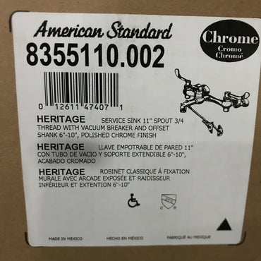 American Standard Service Sink Faucet - Polished Chrome