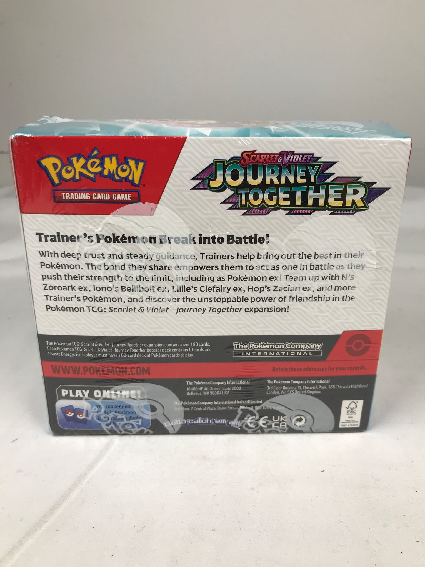 Pokémon TCG: Scarlet & Violet-Journey Together Enhanced Booster Display Box