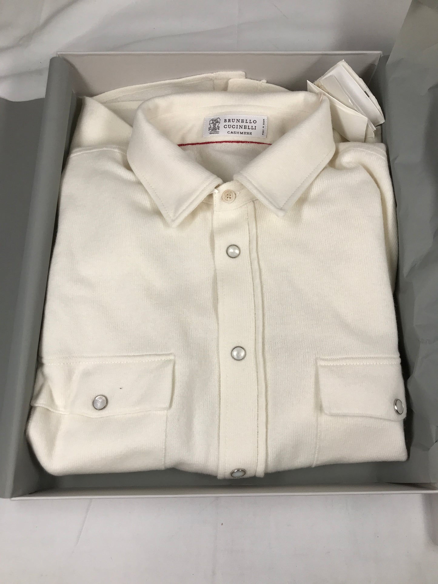 Brunello Cucinelli Slim-Fit Virgin Wool, Cashmere and Silk-Blend Shirt - Mens