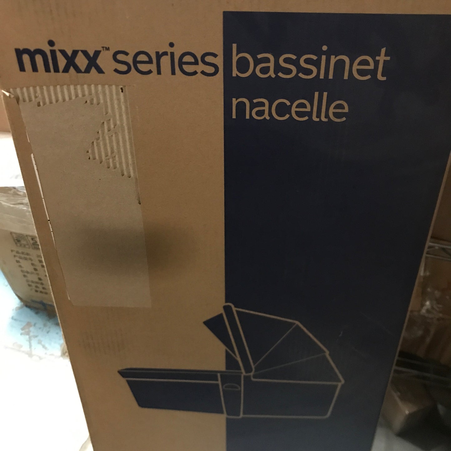Nuna MIXX Series Carrycot - Caviar