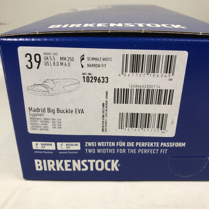 Birkenstock Madrid Big Buckle EVA - Eggshell