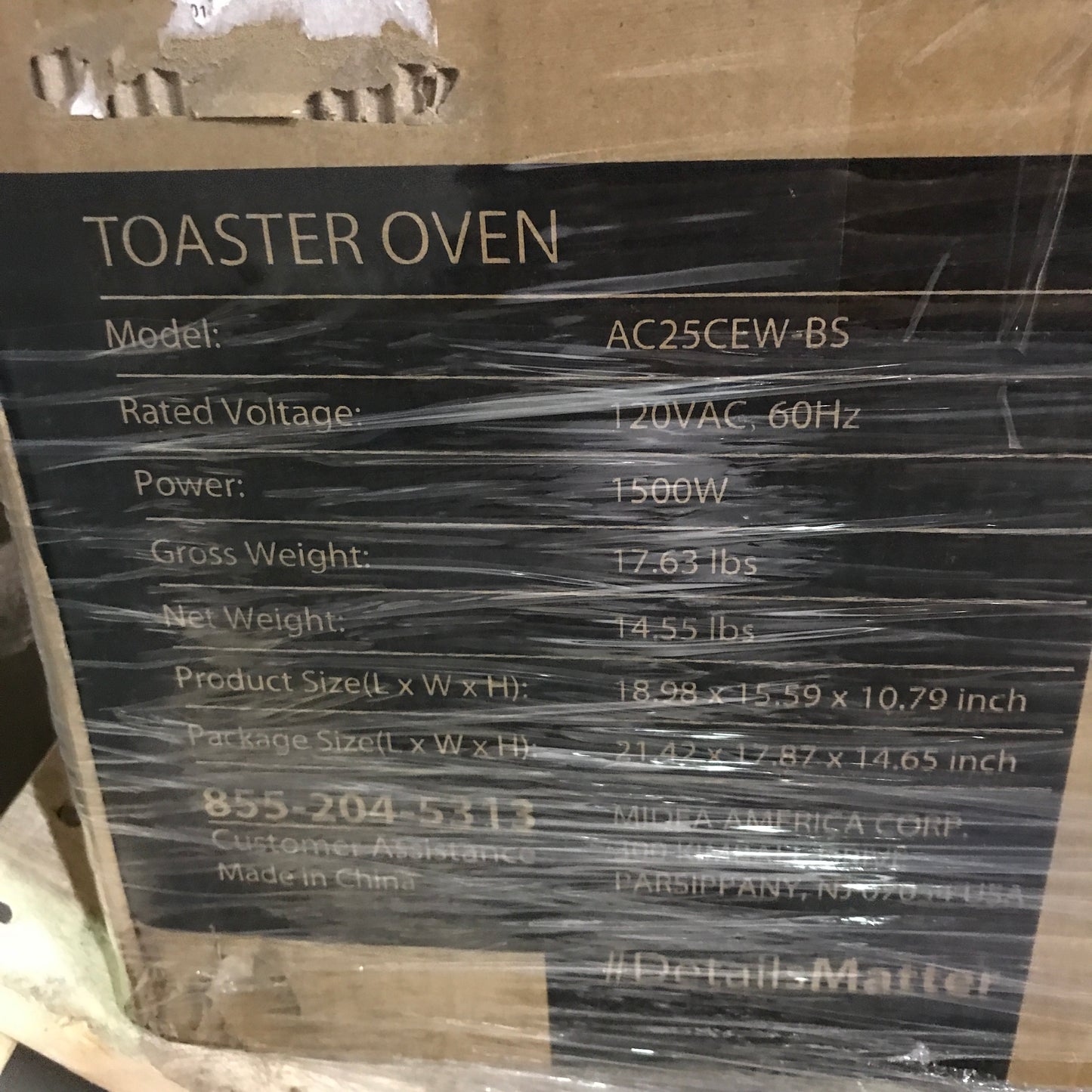 TOSHIBA Large 6-Slice Convection Toaster Oven