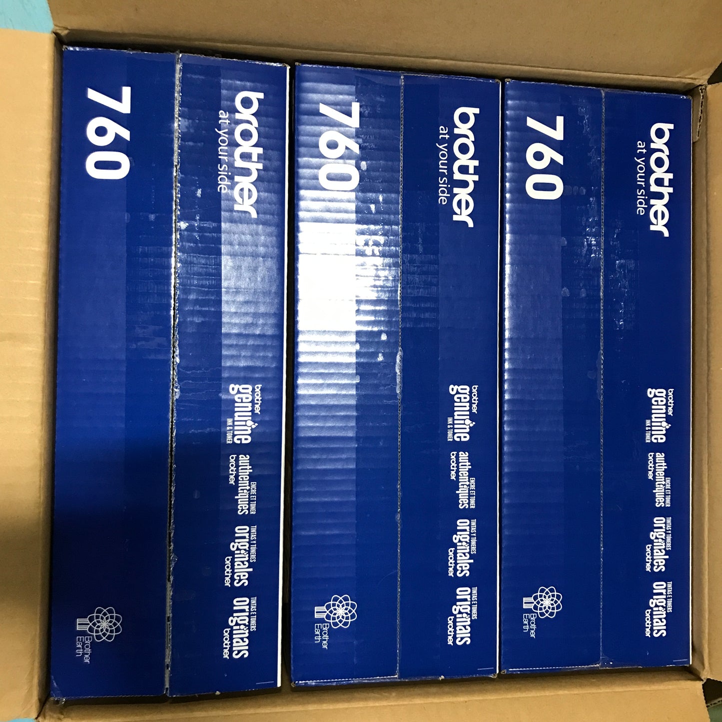 Brother TN760 High Yield Mono Laser Toner Cartridge - 3 Pack