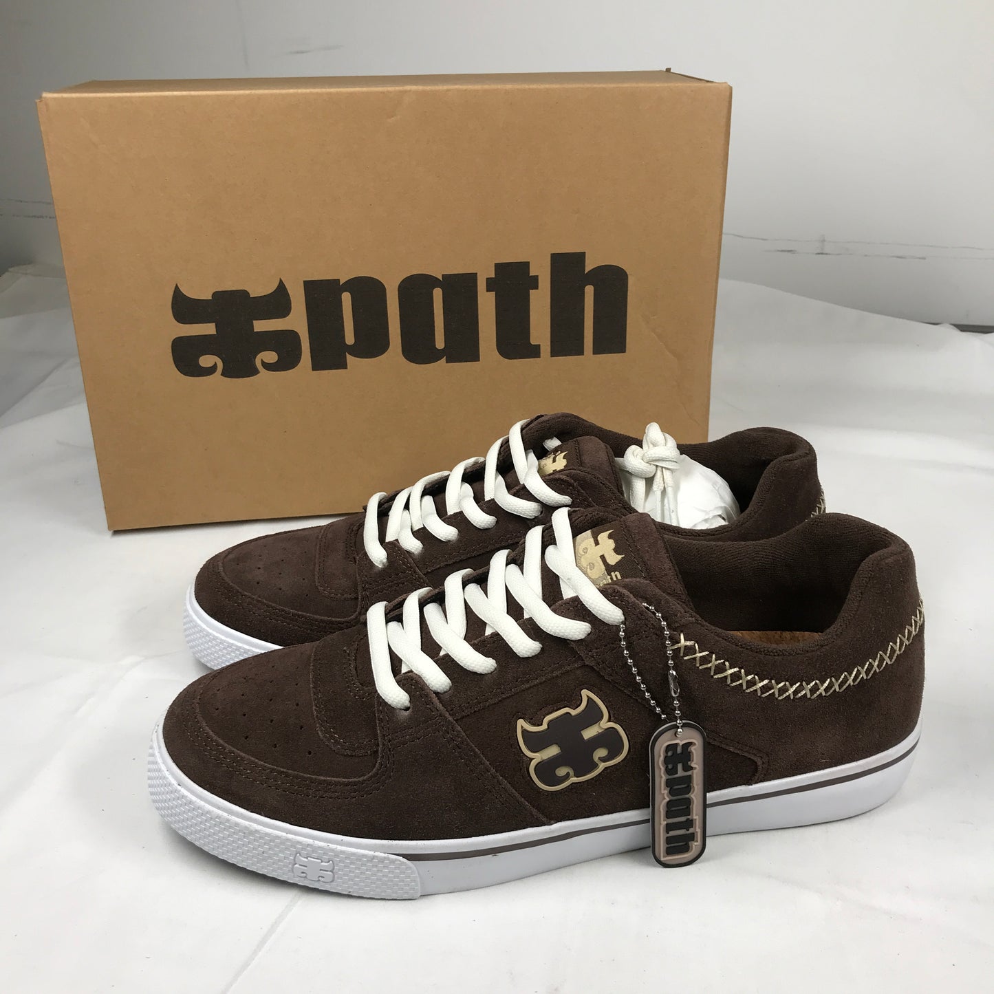 IPath Reed Low Skate Shoes - Brown Suede