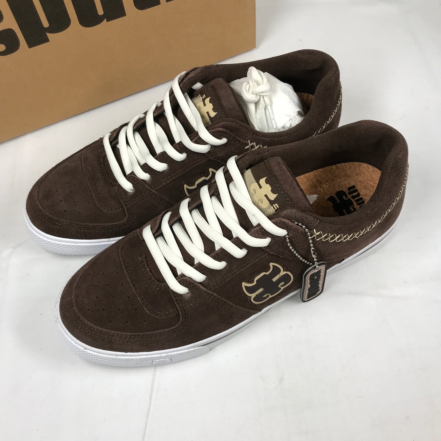 IPath Reed Low Skate Shoes - Brown Suede