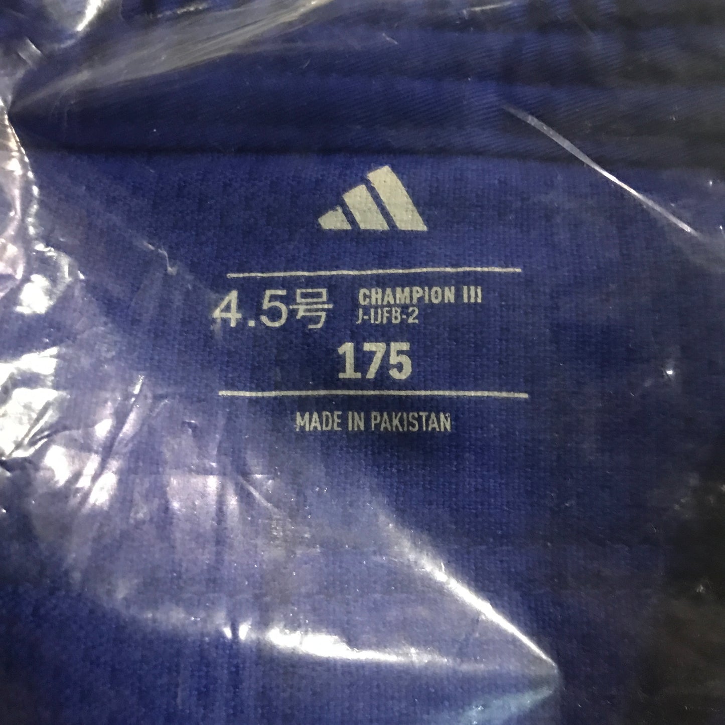 adidas IJF Champion III Judo Gi - Blue/Gold