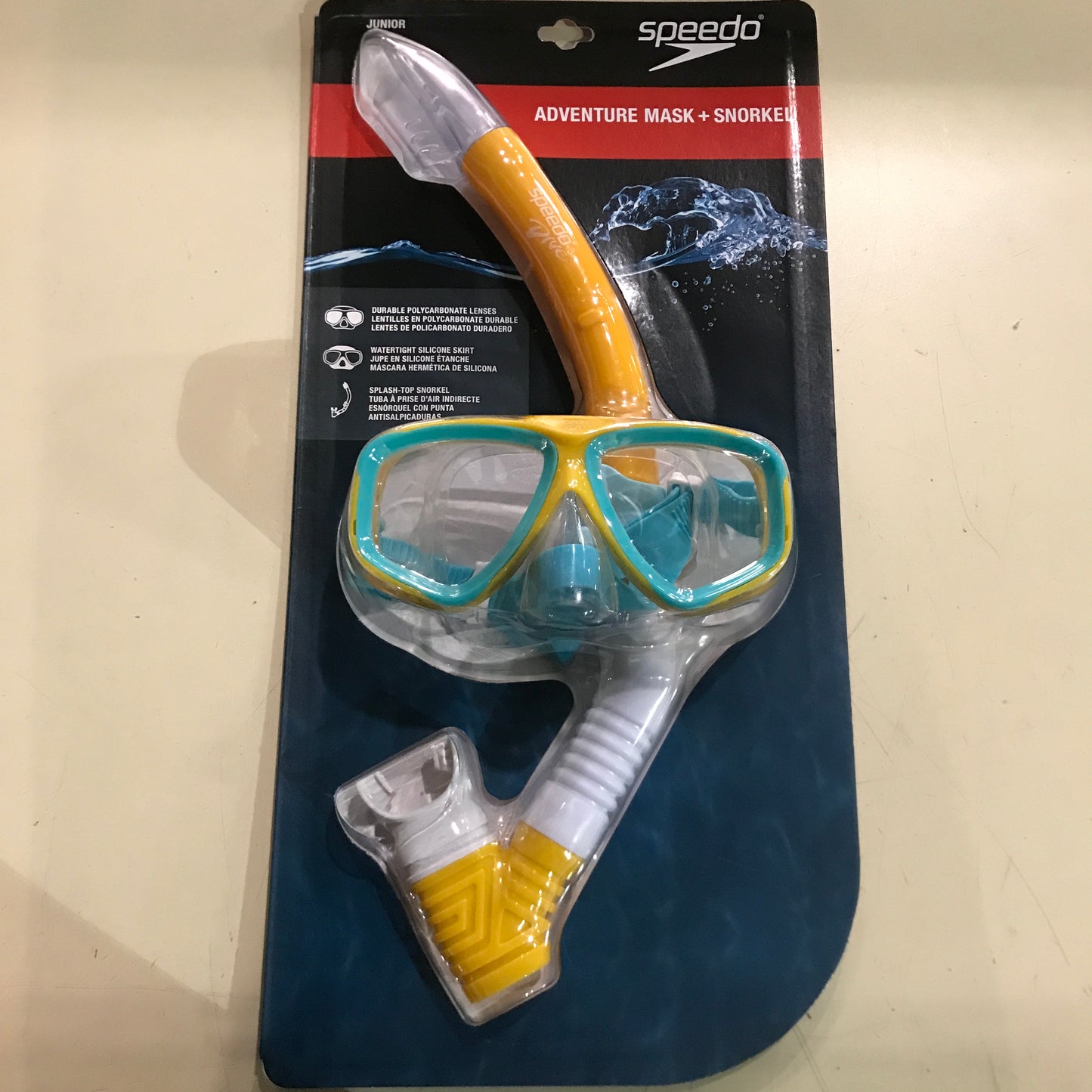 Speedo Jr Adventure Mask Snorkel Set - 2 Pack