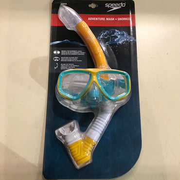 Speedo Jr Adventure Mask Snorkel Set - 2 Pack