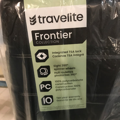 Travelite Frontier 2-Piece Luggage Set - Black