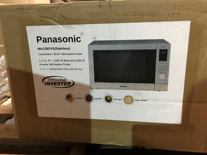 Panasonic NN-CD87KS (Stainless) 4-in-1 Microwave Oven with Air Fryer - PICK UP ONLY