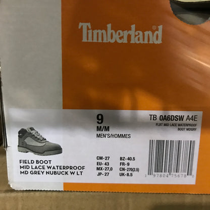Timberland Men's Field Boots - Medium Grey/Light Green