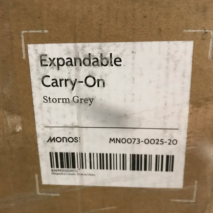 Monos Expandable Carry-On in Storm Grey