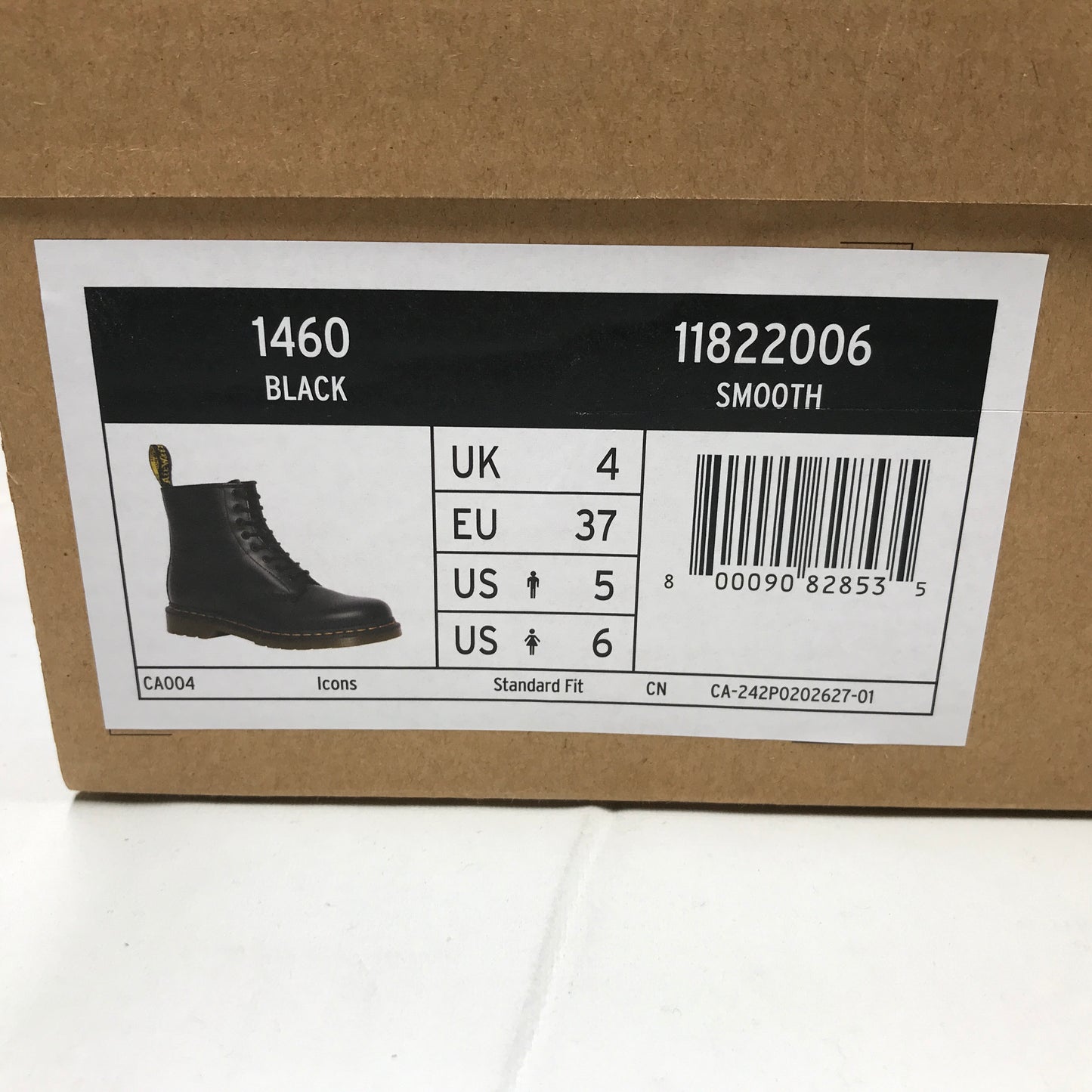 Dr. Martens 1460 Smooth Leather Lace Up Boots - Womans